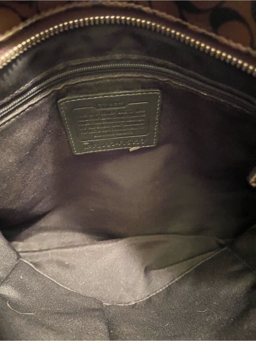 Vintage Coach Chelsea Heritage Brown Signature Stripe Tote - Picture 11 of 11
